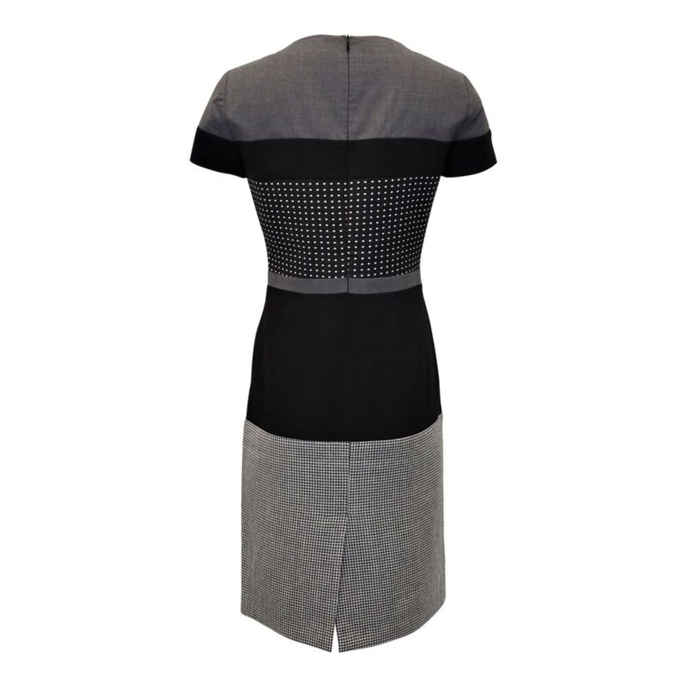 Moschino Cheap and Chic Sheath Dress in Grey Wool - Picture 3 of 6